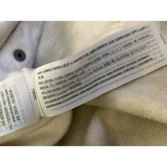 Abercrombie & Fitch Garment-Dyed Tie-Dye Crewneck Sweatshirt Side Snap Buttons - Picture 5 of 5